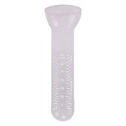 Graduated cylinder for a rain gauge