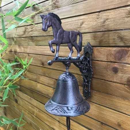 Full-view horse doorbell