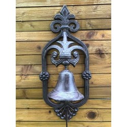 Front view of a cast-iron entrance bell