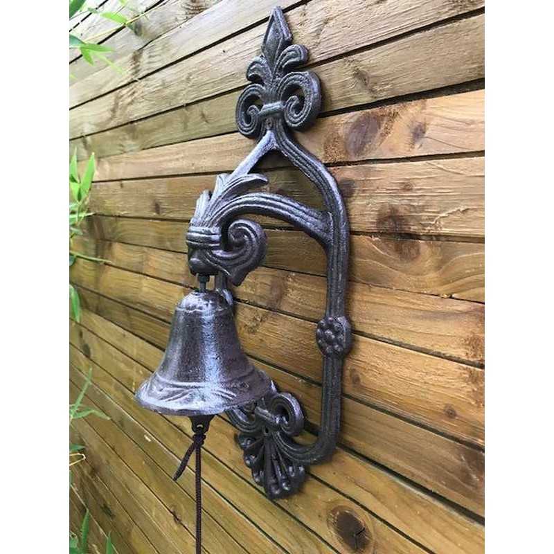 Cast-iron bell, side view