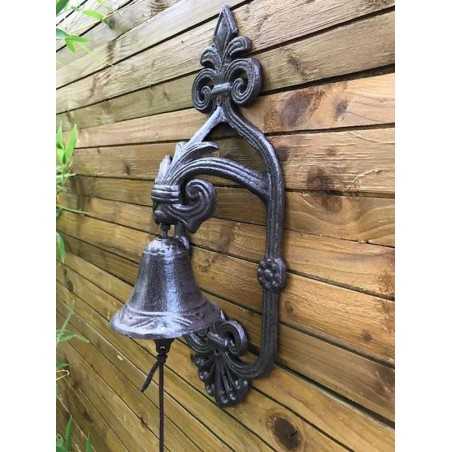 Cast-iron bell, side view