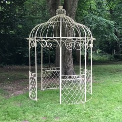 Gloriette gazebo pergolas garden belvedere iron vanilla staged photo