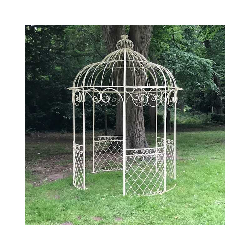 Gloriette gazebo pergolas garden belvedere iron vanilla staged photo