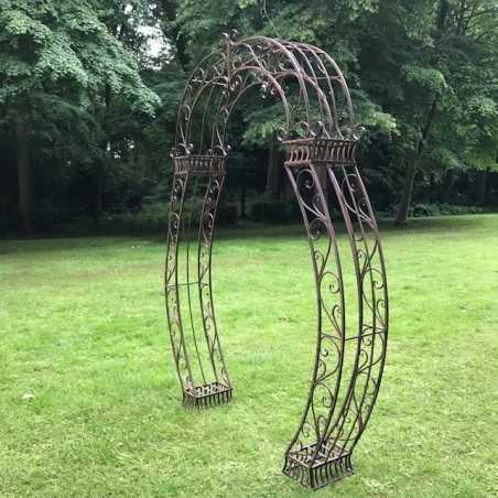 Rose arch, side view