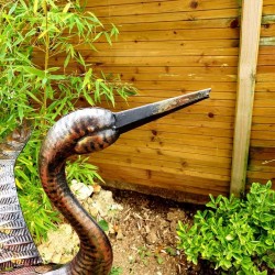 Large crane model with wings raised bronze €109.00 LEZARD DU JARDIN