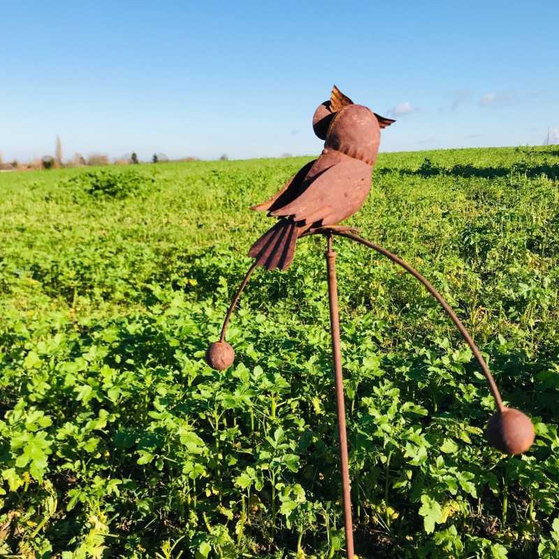 Decorative garden stake, iron owl balance  €20.90 LEZARD DU JARDIN