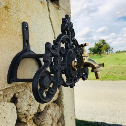 Hose Holder with Brass Tap