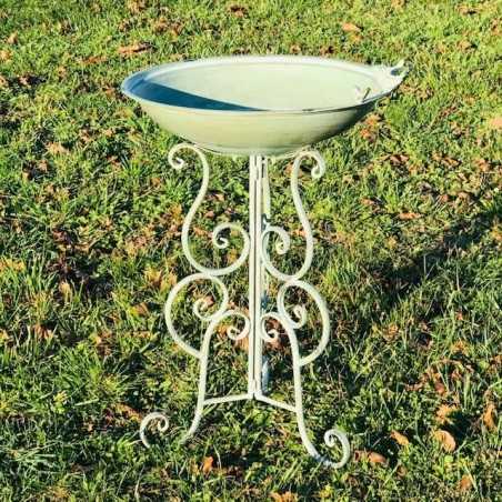 Magnificent Metal Bird Bath Feeder, 76 cm Height