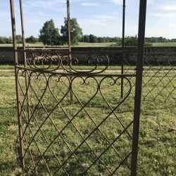 Brown Garden Iron Gloriette Pergola Kiosk