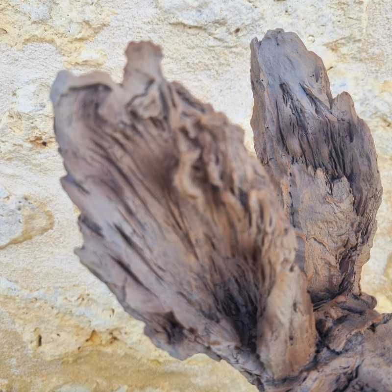 Wood-Effect Resin Rabbit