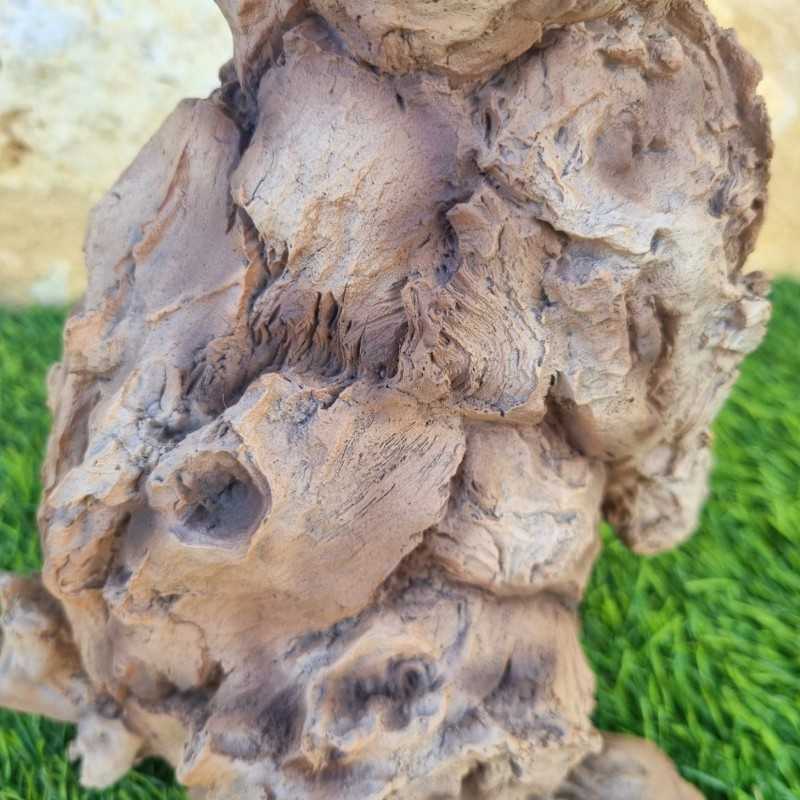 Wood-Effect Resin Rabbit