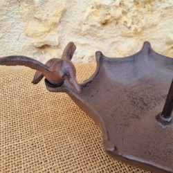 Bird Bath and Cast Iron Umbrella-Shaped Feeder for Tabletop Display