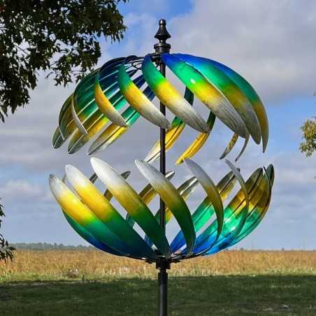 decorative garden wind spinner windmill height 205 cm Villandry model