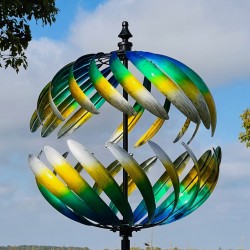 decorative garden wind spinner windmill height 205 cm Villandry model