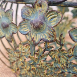 Yellow/green iron basket €22.90 LEZARD DU JARDIN