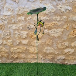 Low Decorative Frog on Spike