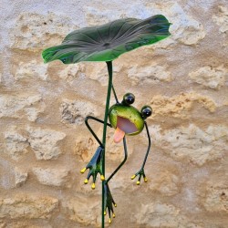 Low Decorative Frog on Spike