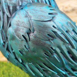Very Colorful Iron Rooster H57cm