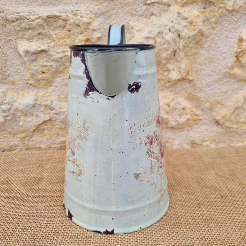 Decorative Vintage-Style Pitcher with Floral Motifs