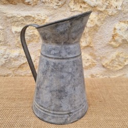 Decorative Vintage-Style Grey Pitcher