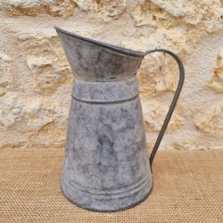 Decorative Vintage-Style Grey Pitcher