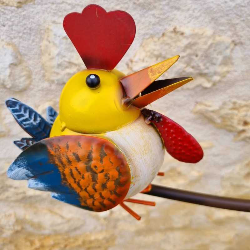 Garden Mobile Stake with Hen Motif Height 130 cm €42.90 LEZARD DU JARDIN