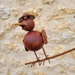 Decorative garden spike, mobile, iron bird family balance 39.90 € LEZARD DU JARDIN