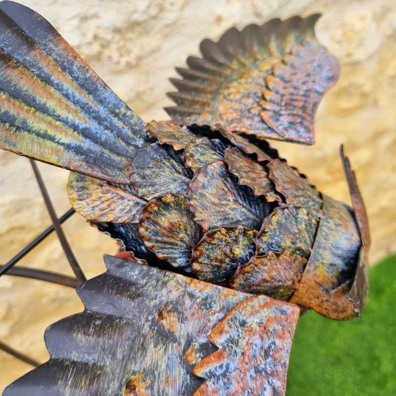 Garden mobile in iron with owl motif, balanced stake height 140 cm €45.90 LEZARD DU JARDIN