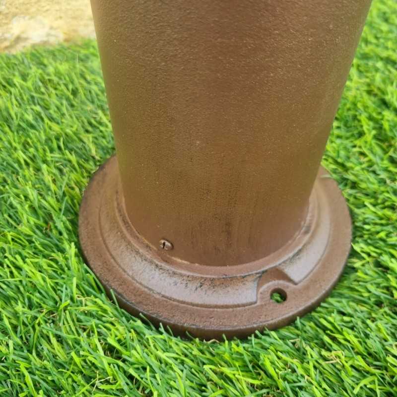 Aluminum Cast Garden Fountain with Brass Tap 19.5x19.5x90cm