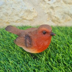 Red Resin Bird