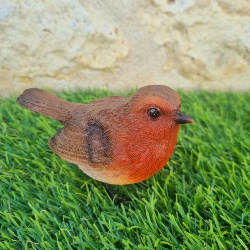 Red Resin Bird