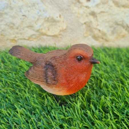 Red Resin Bird