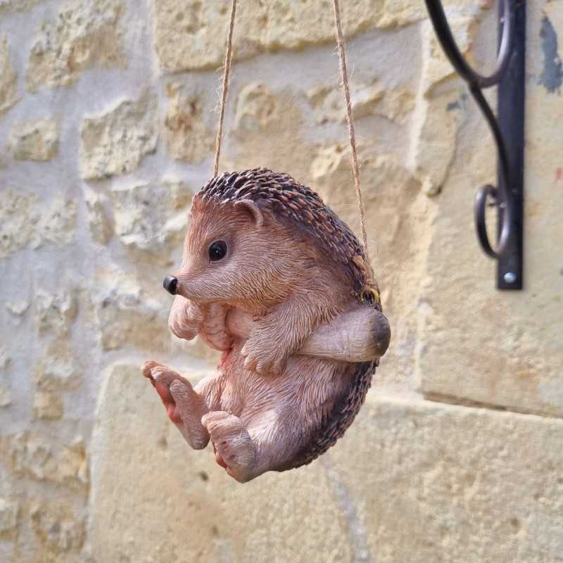 Hanging Resin Hedgehog