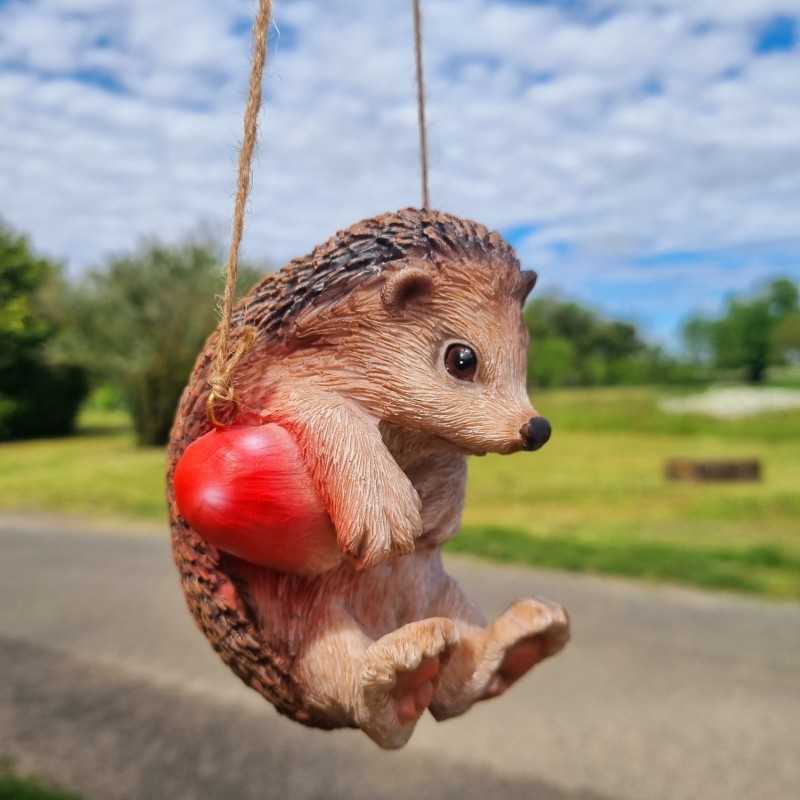 Hanging Resin Hedgehog