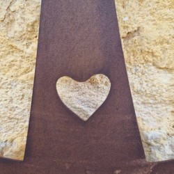 Tree of Life with Brown and Green Leaves and Heart