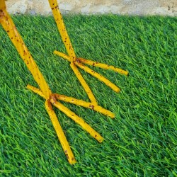 Couple Coq et Poule en Fer | Décoration de Jardin Rustique et Authentique