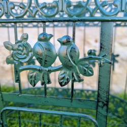 Bordeaux beige iron basket €22.90 LEZARD DU JARDIN