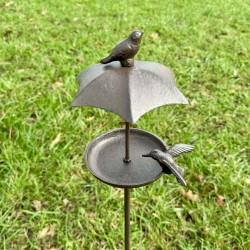 Cast Iron Spike-On Bird Feeder H114  €26.90 LEZARD DU JARDIN