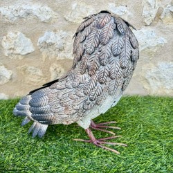 Statue sculpture chouette en métal 31x18x32cm 59,90 € LEZARD DU JARDIN