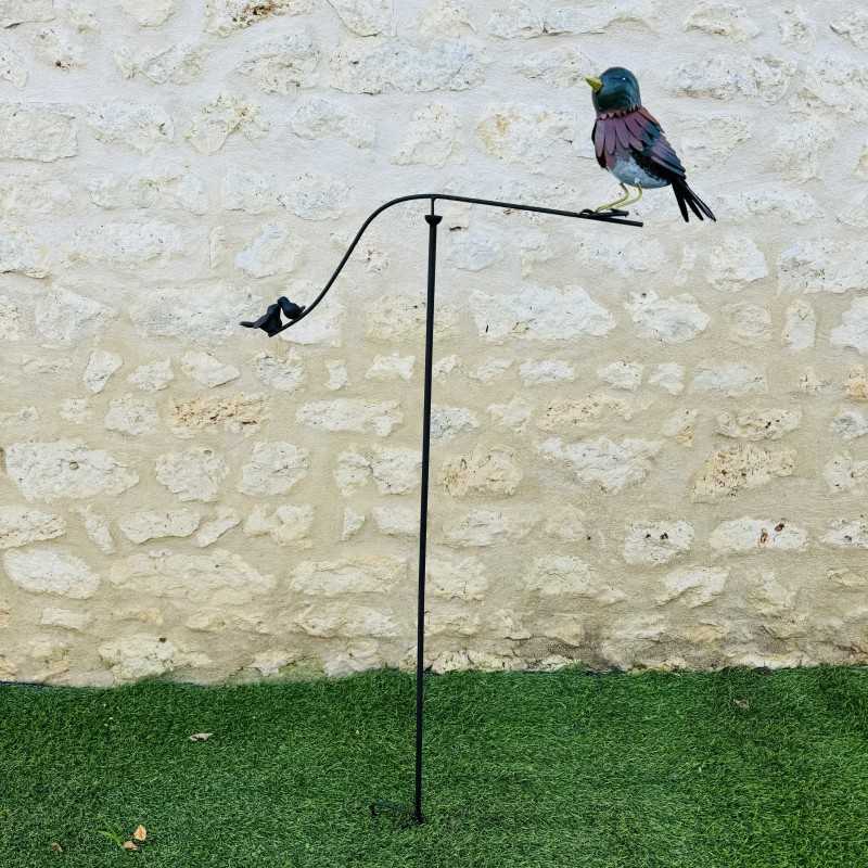 Colorful Metal Bird Garden Mobile H133