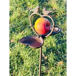 Cast Iron Fat Ball Feeder on Spike H108cm