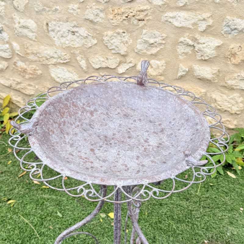 Decorative Bird Bath Top View