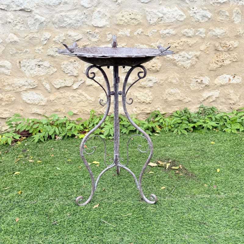 Decorative Bird Bath Front View