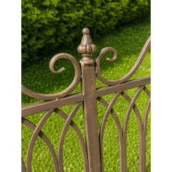 Weathered Metal Garden Swing Bench | Garden Lizard