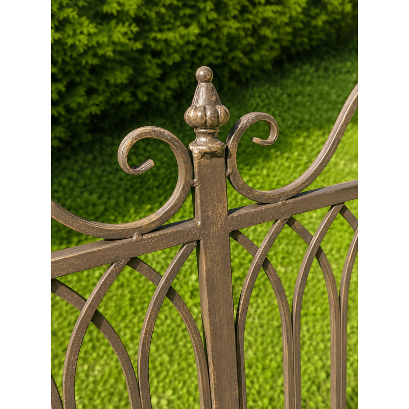 Weathered Metal Garden Swing Bench | Garden Lizard