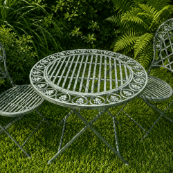 2-seat bistro garden set – table view
