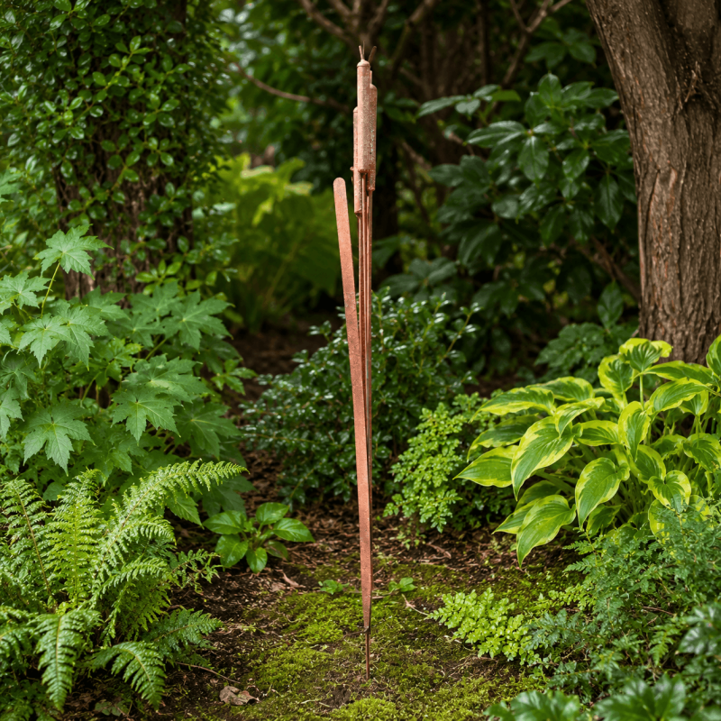 Decorative metal reeds to plant – overview